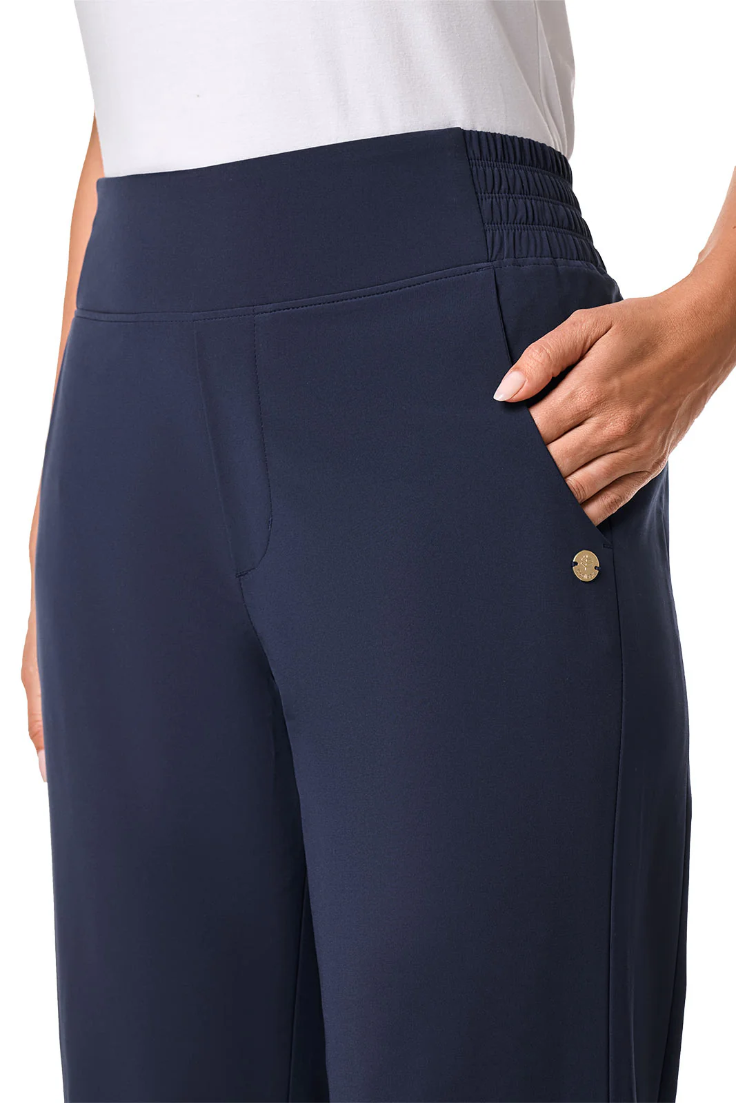 Women's Pellaro Travel Pants | Navy - Image 5