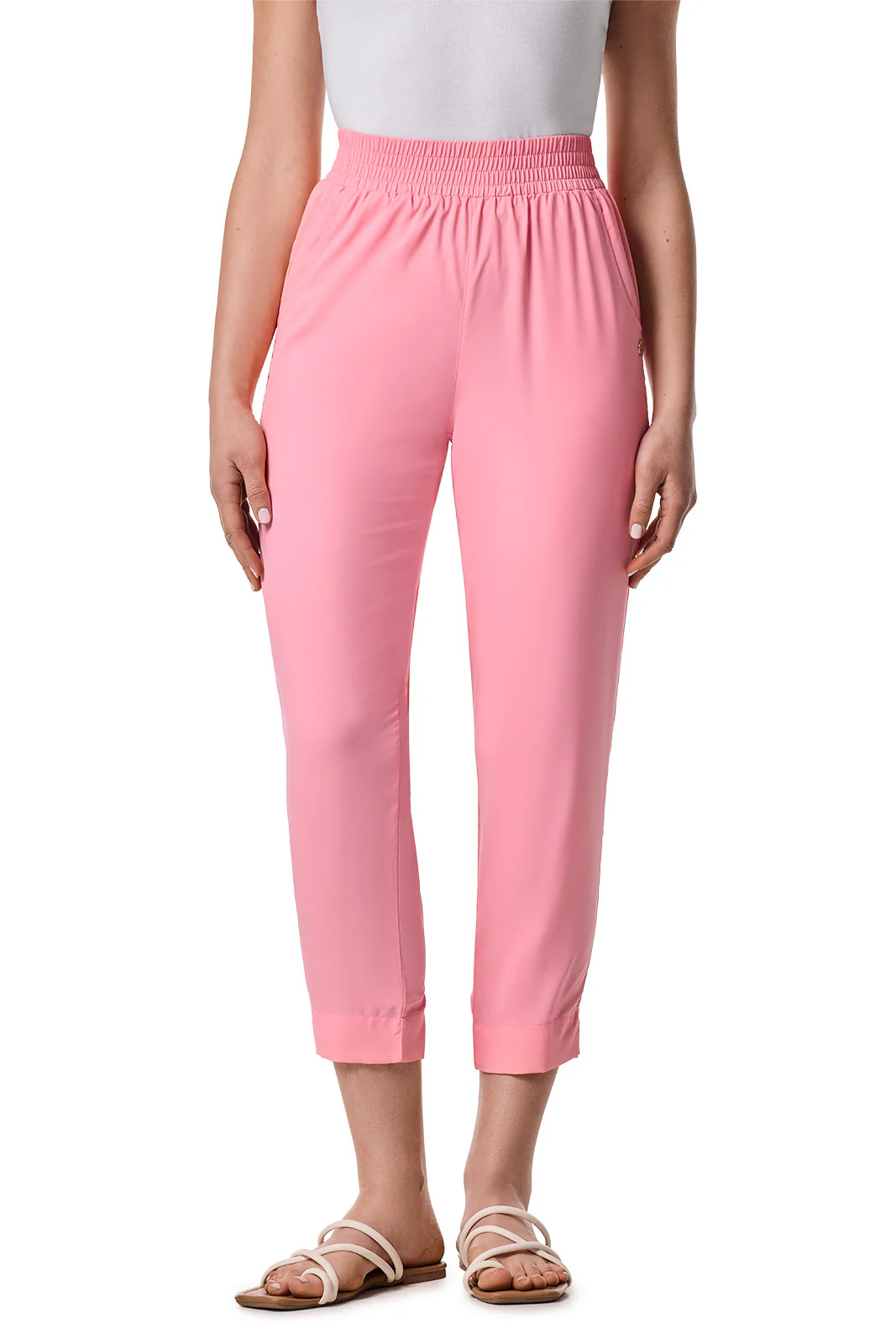 Women’s Perissa Aire Tapered Pants | Flamingo Pink - Image 2