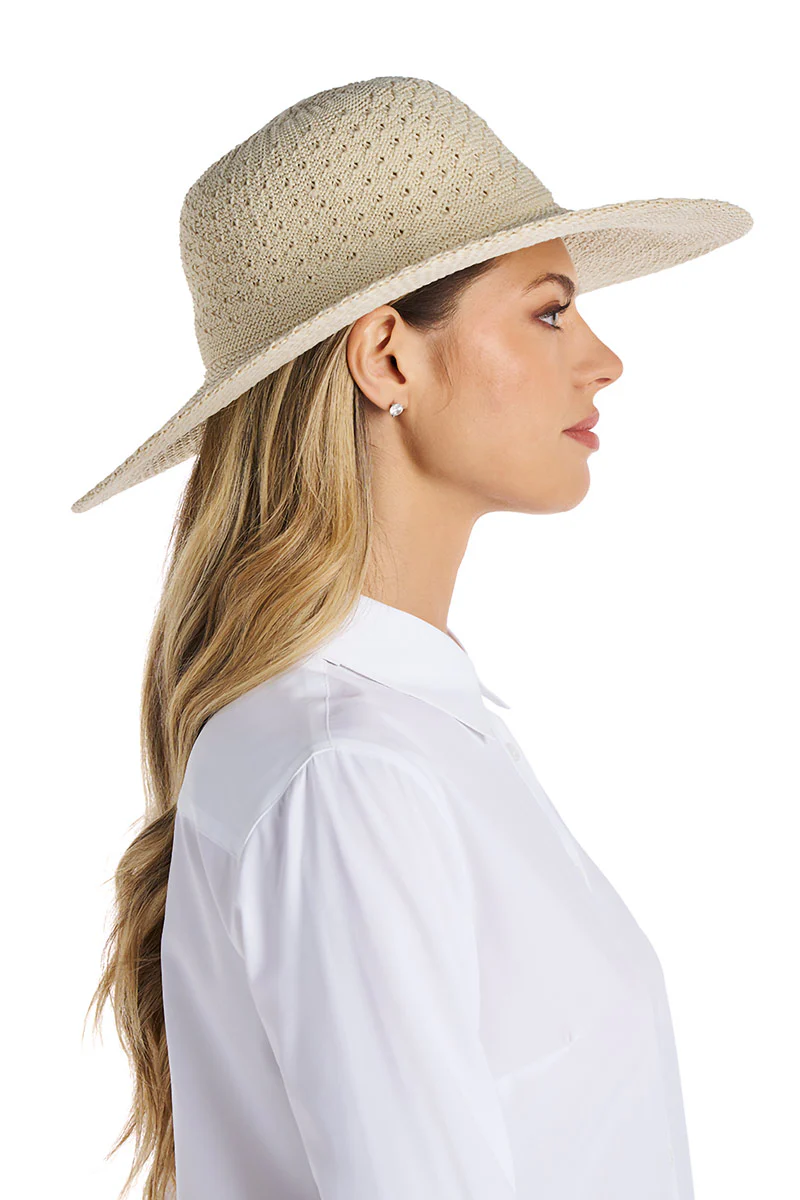 Perla Packable Wide Brim Hat | Natural - Image 6