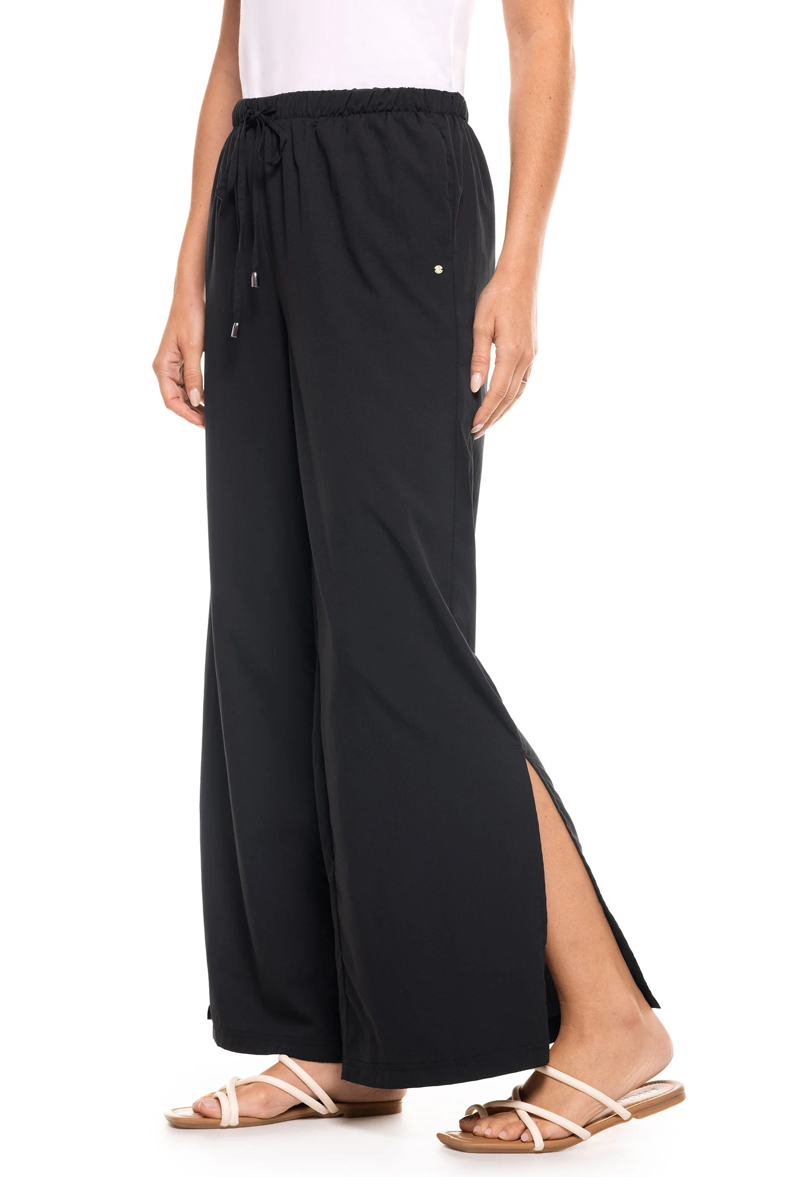Women's Petra Wide Leg Pant | Black - Image 4