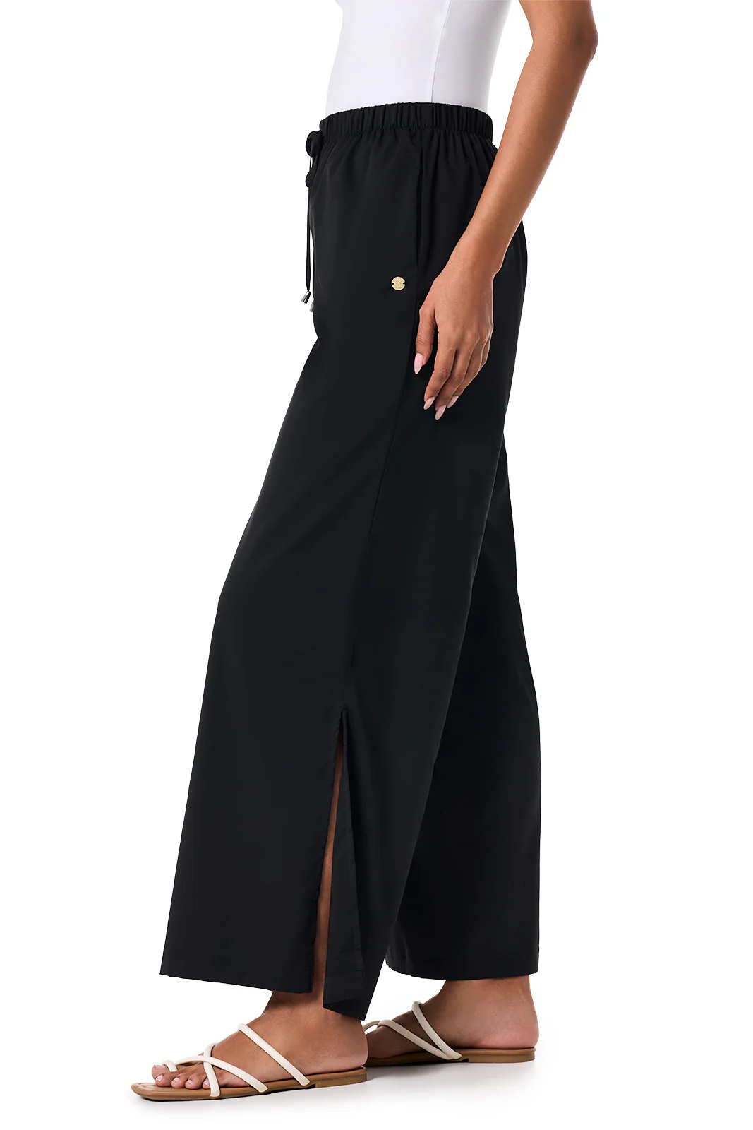 Women's Petra Wide Leg Pant | Black - Image 8