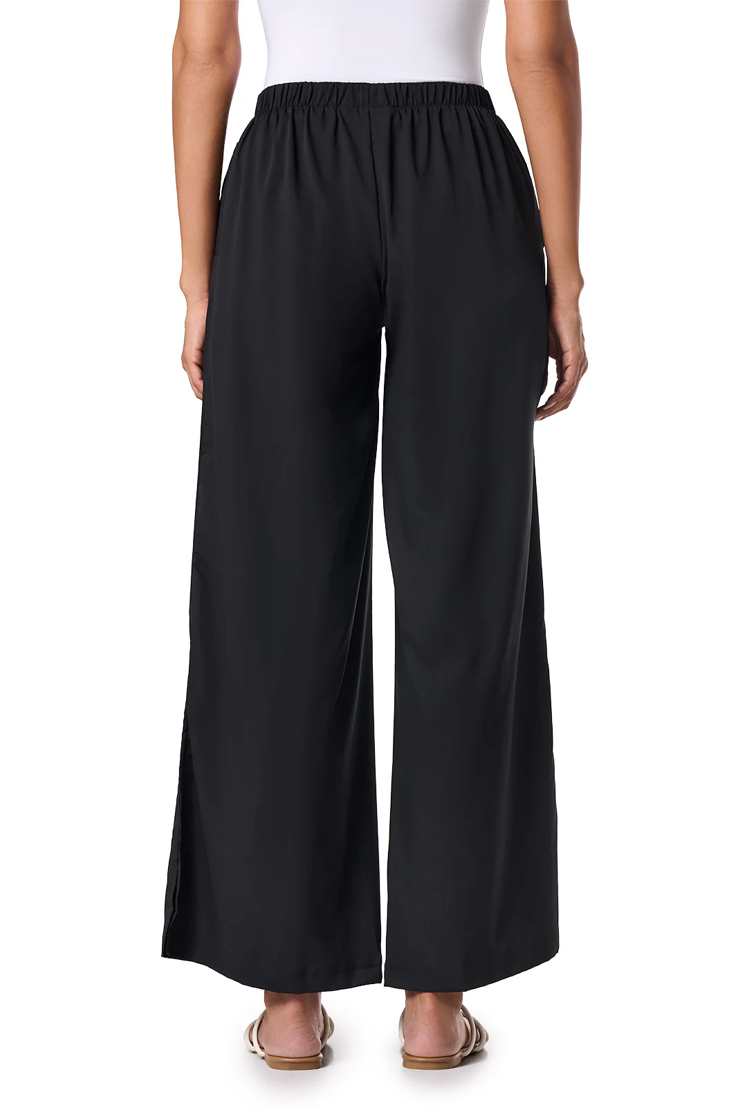 Women's Petra Wide Leg Pant | Black - Image 9