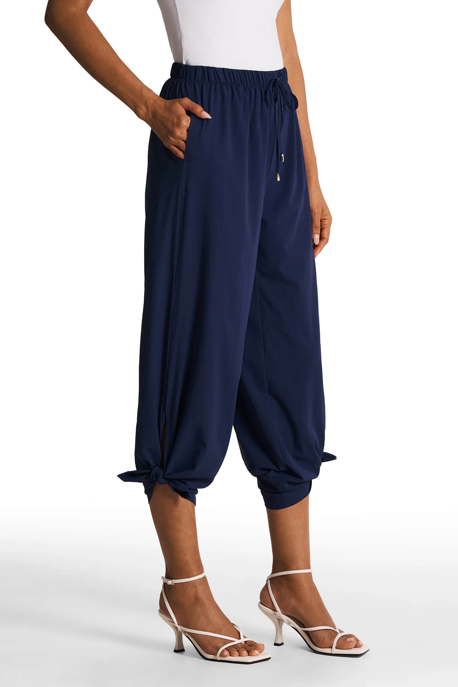Women's Petra Wide Leg Pant | Navy - Image 8