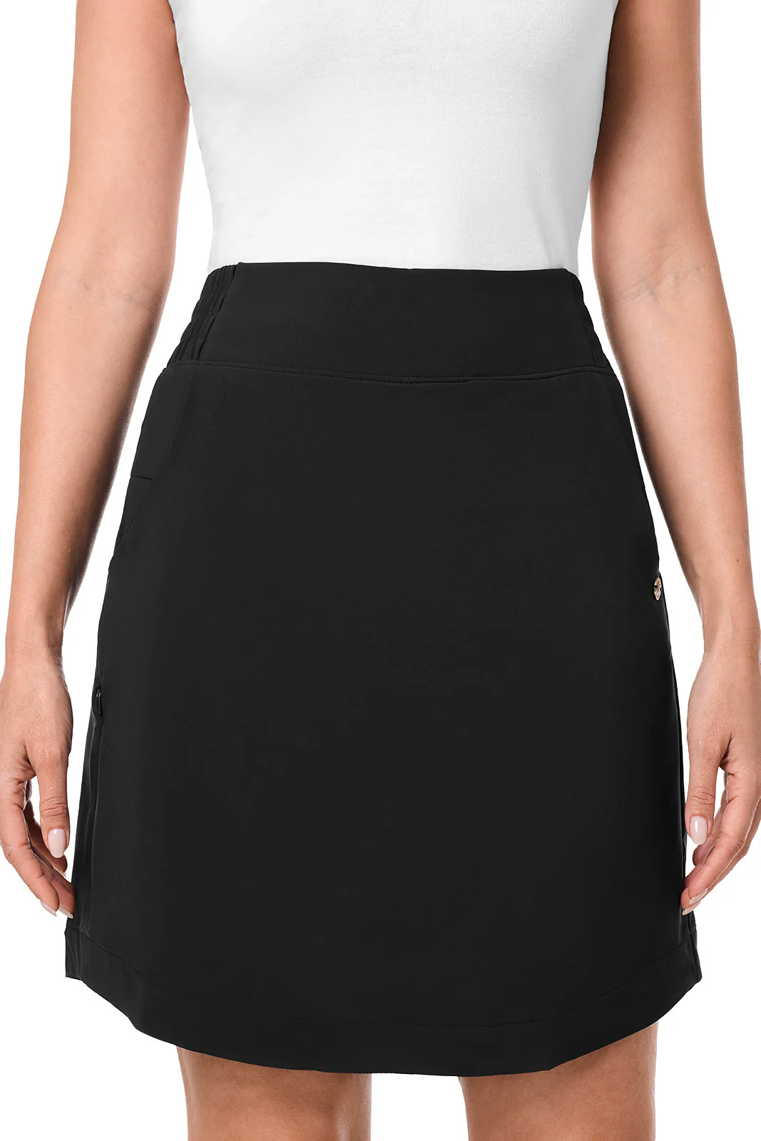Women's Pisa Travel Skort | Black - Image 7