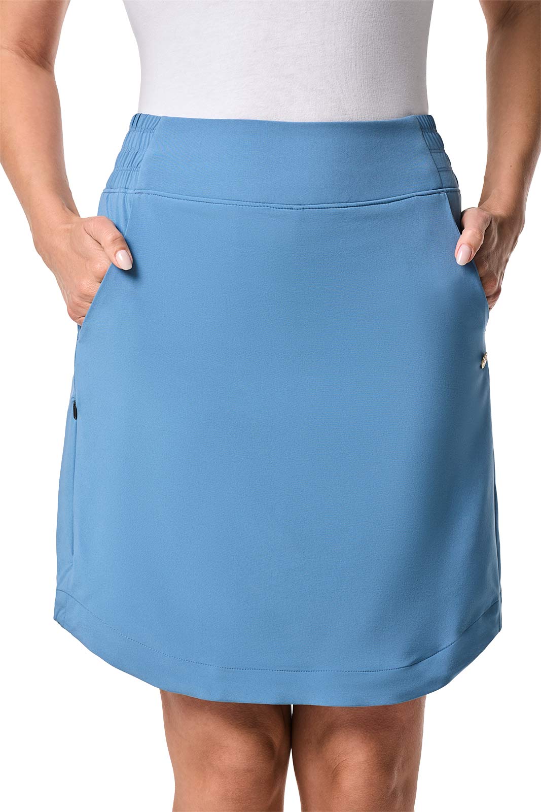 Women's Pisa Travel Skort | Blue Dusk - Image 8