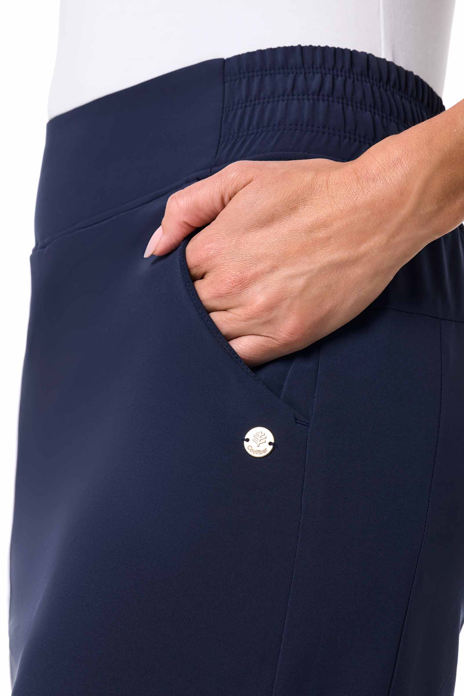 Women's Pisa Travel Skort | Navy - Image 7