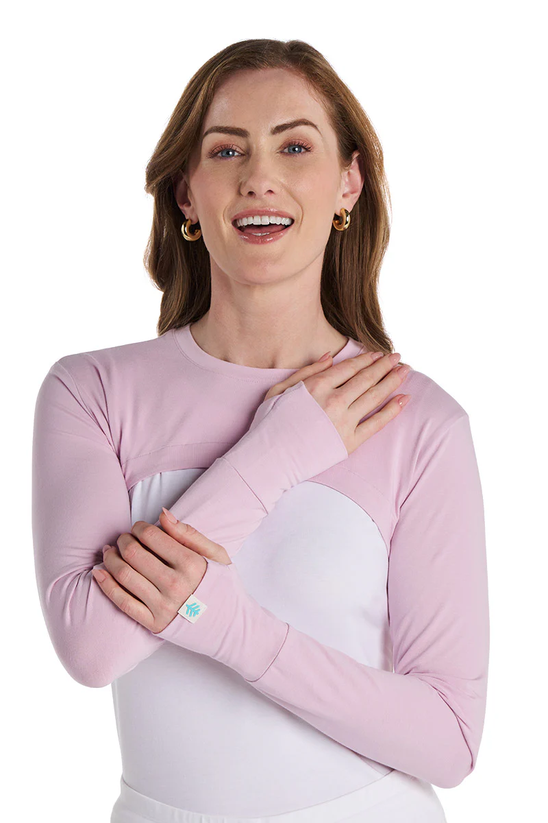 Women's Luna Pullover Shrug | Powder - Image 4