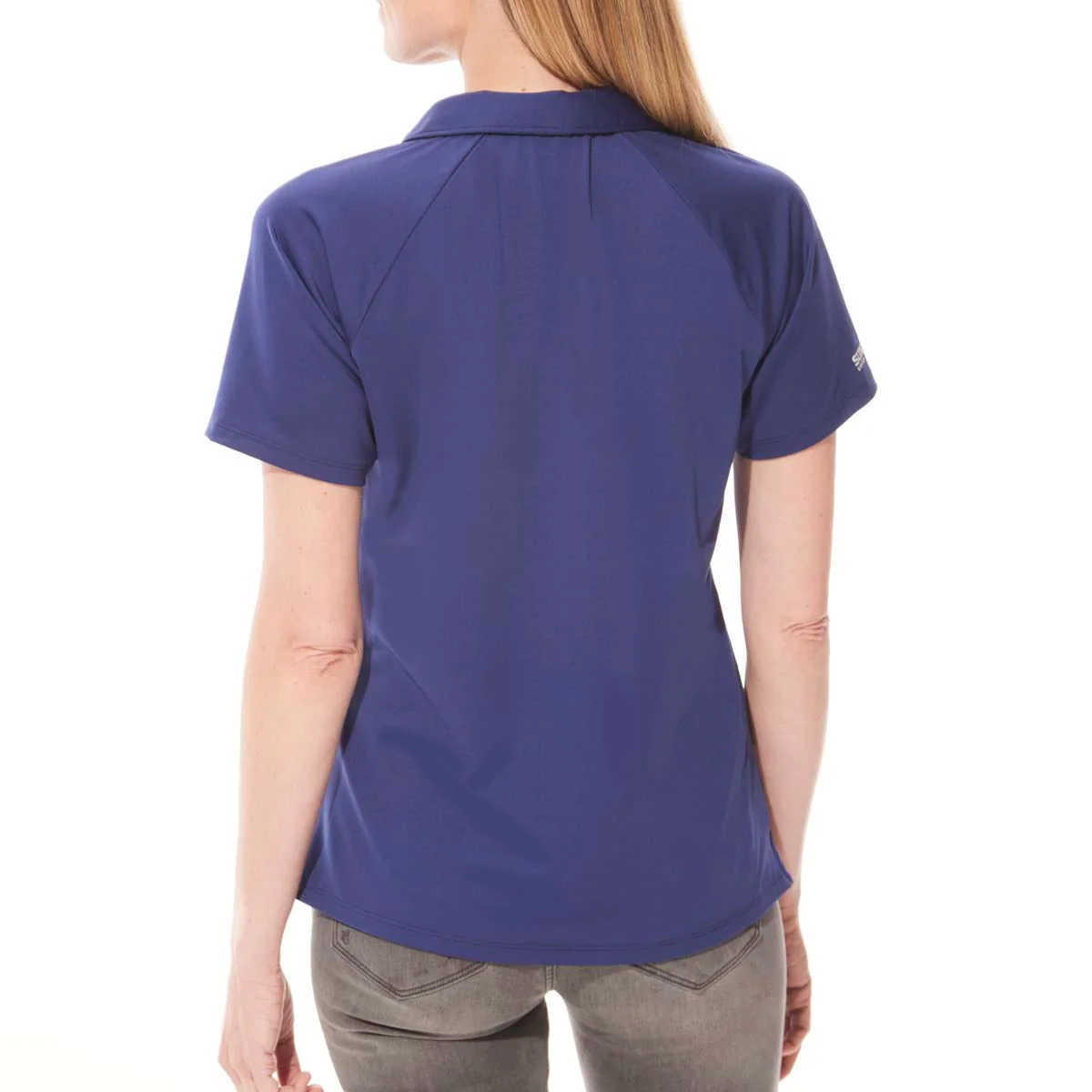 Womens Resort Short Sleeve Polo | Midnight Blue - Image 3