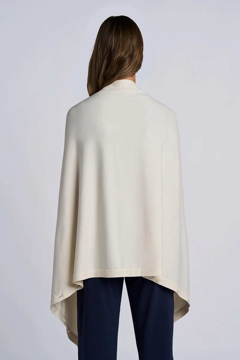 Women's Revilla Button-Up Convertible Wrap | Vanilla - Image 2