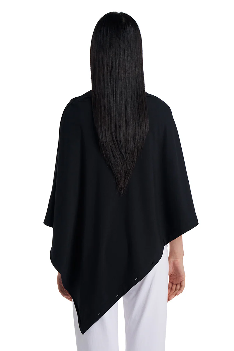 Women's Revilla Button-Up Convertible Wrap | Black - Image 7