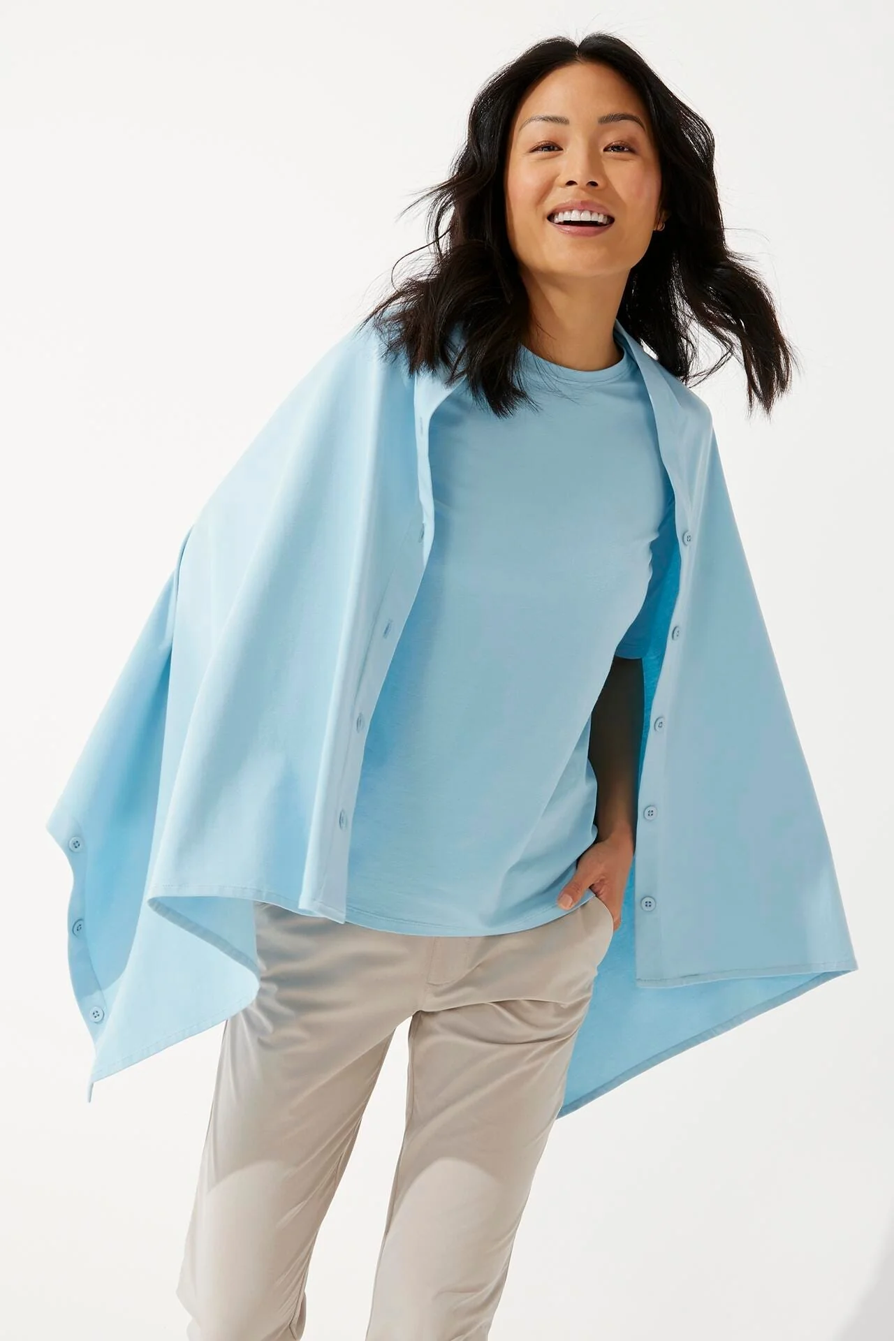 Women's Button-Up Convertible Wrap | Regular Parent - Image 6
