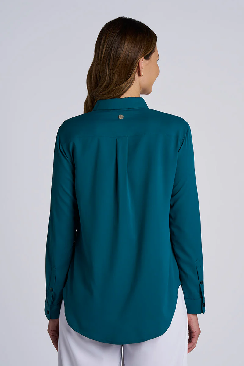 Women's Rhodes Long Sleeve Shirt | Transformative Teal - Image 2