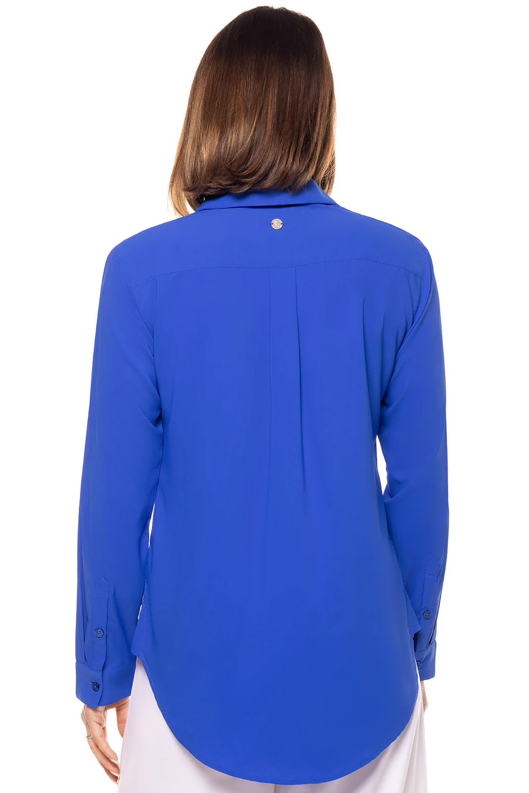 Women's Rhodes Long Sleeve Shirt | Baja Blue - Image 3