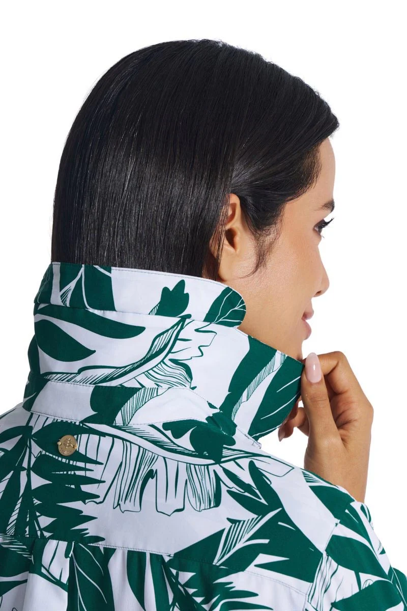 Women's Rhodes Long Sleeve Shirt | Eden Palm Paradise - Image 5