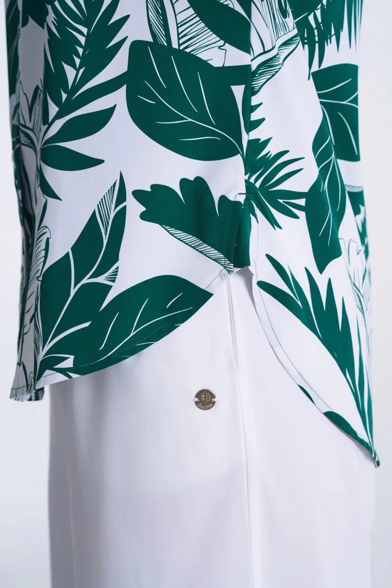 Women's Rhodes Long Sleeve Shirt | Eden Palm Paradise - Image 6
