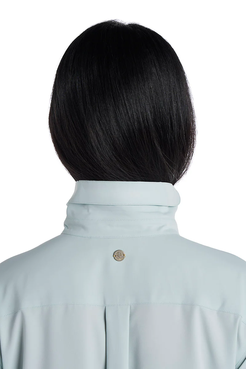 Women's Rhodes Long Sleeve Shirt | Misty Aqua - Image 7
