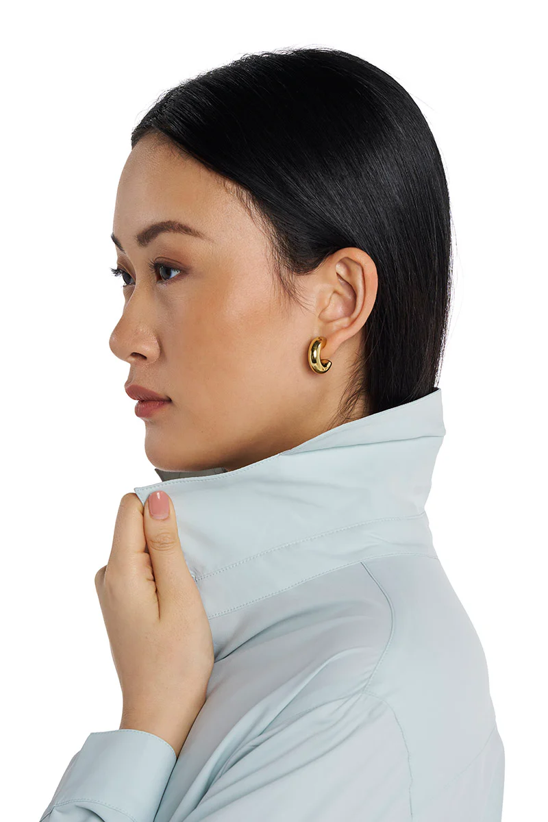 Women's Rhodes Long Sleeve Shirt | Misty Aqua - Image 8