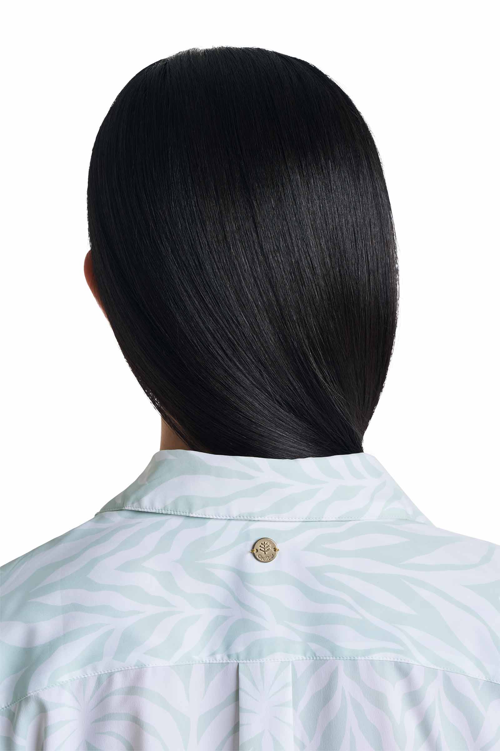 Women's Rhodes Long Sleeve Shirt | Misty Aqua American Palm - Image 5