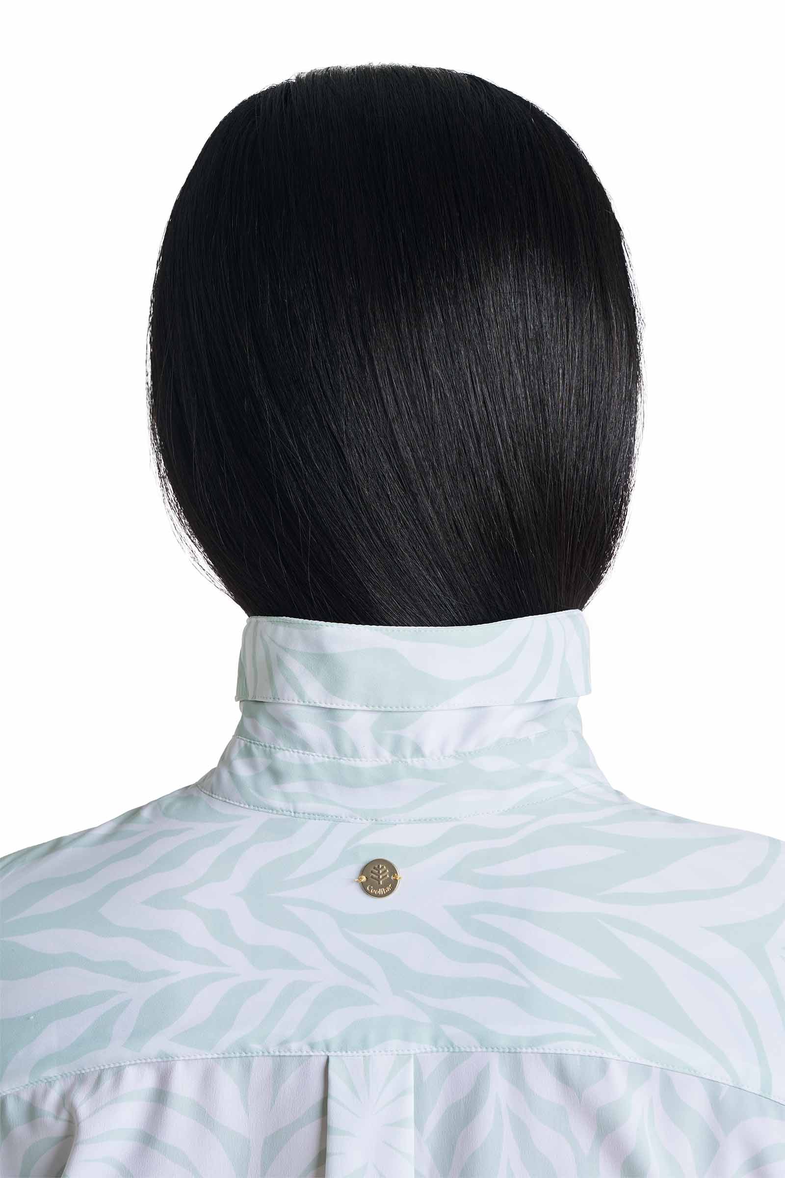 Women's Rhodes Long Sleeve Shirt | Misty Aqua American Palm - Image 6
