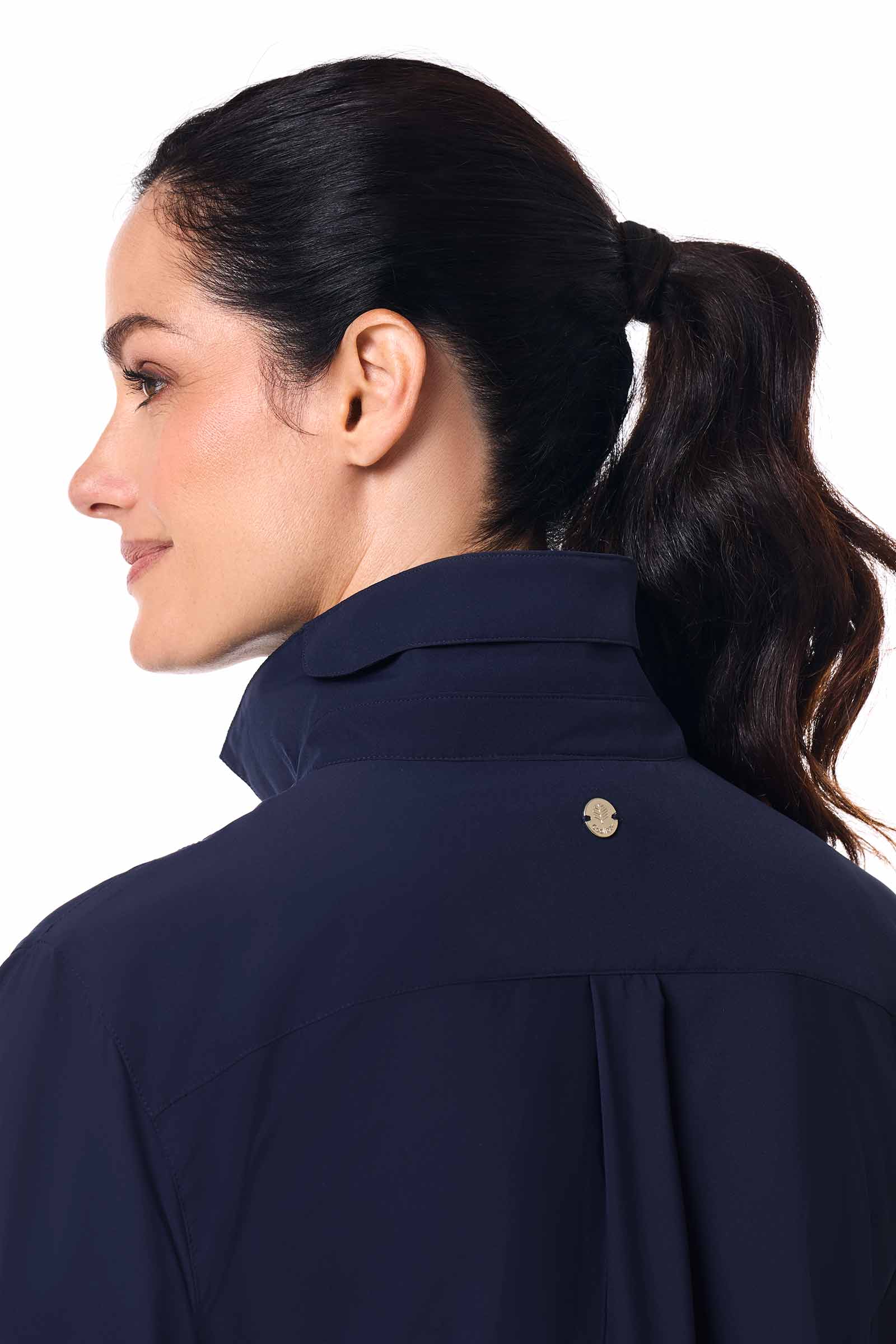 Women's Rhodes Long Sleeve Shirt | Navy - Image 6