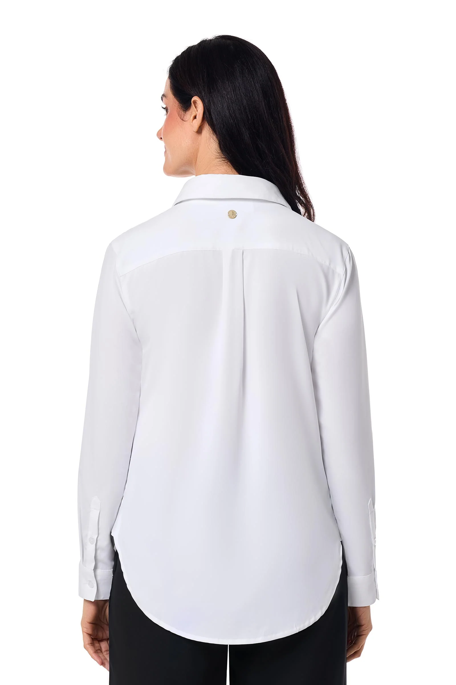 Women's Rhodes Long Sleeve Shirt | White - Image 4