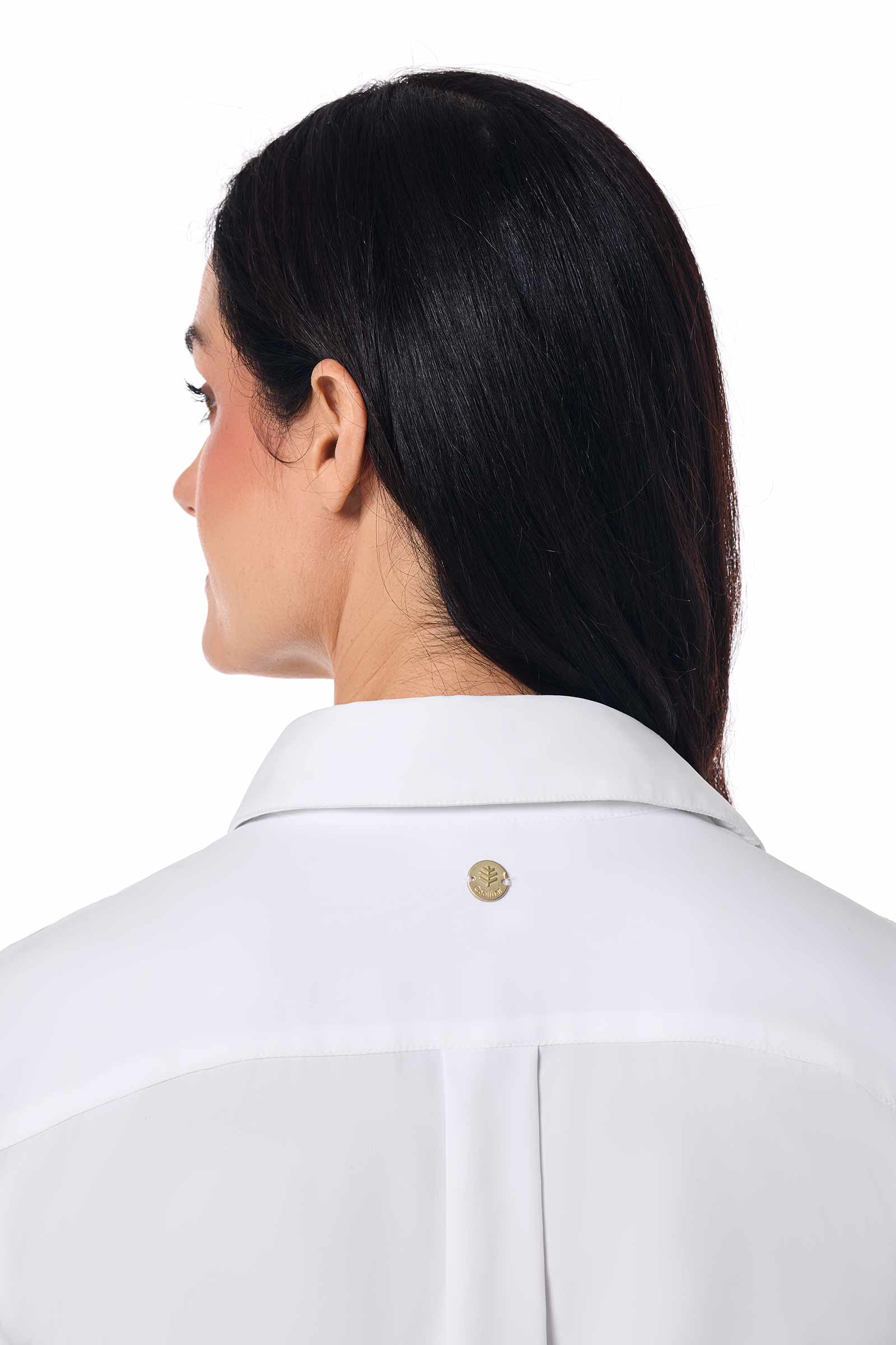 Women's Rhodes Long Sleeve Shirt | White - Image 5
