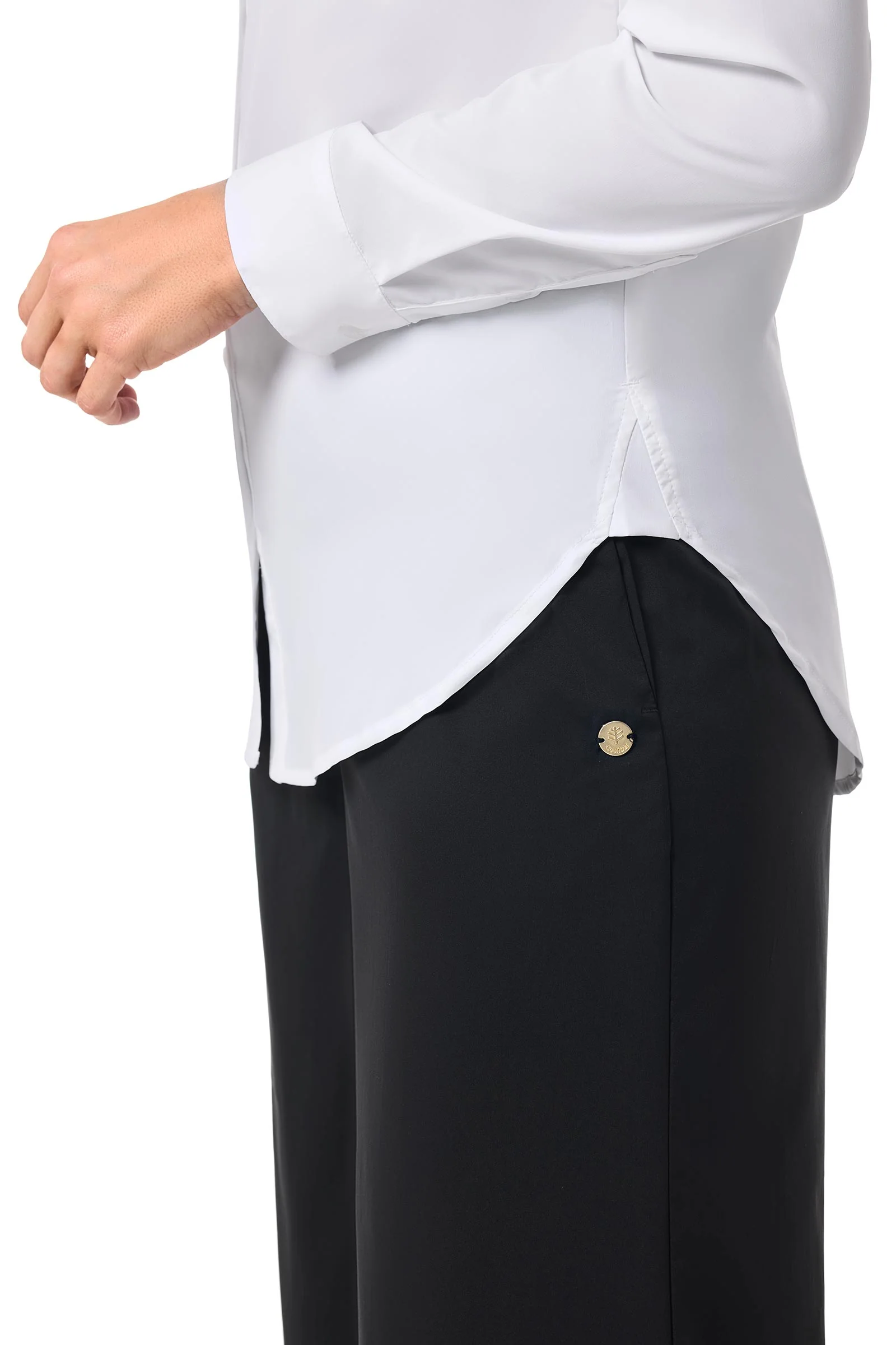 Women's Rhodes Long Sleeve Shirt | White - Image 6