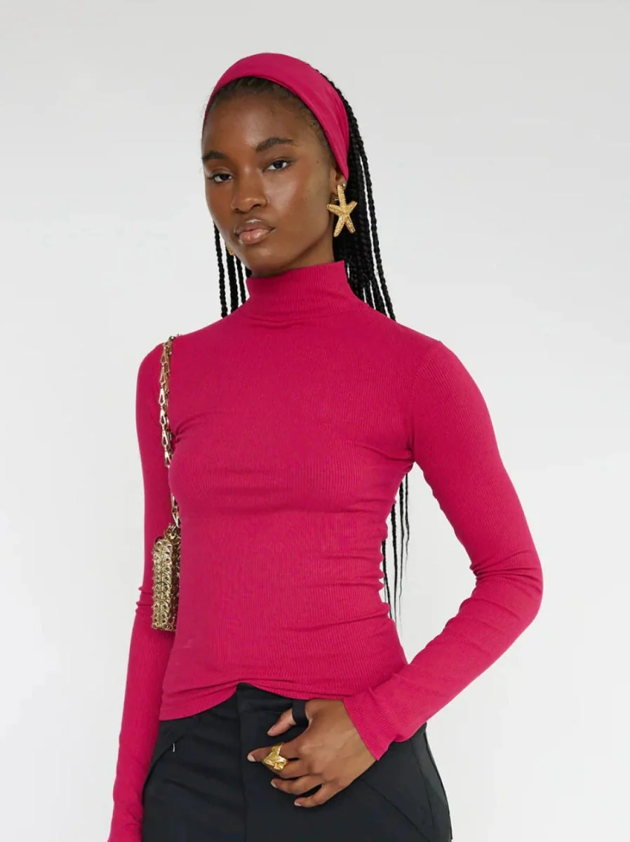 Women's Roule Turtle Neck Top | Regular Parent - Image 6