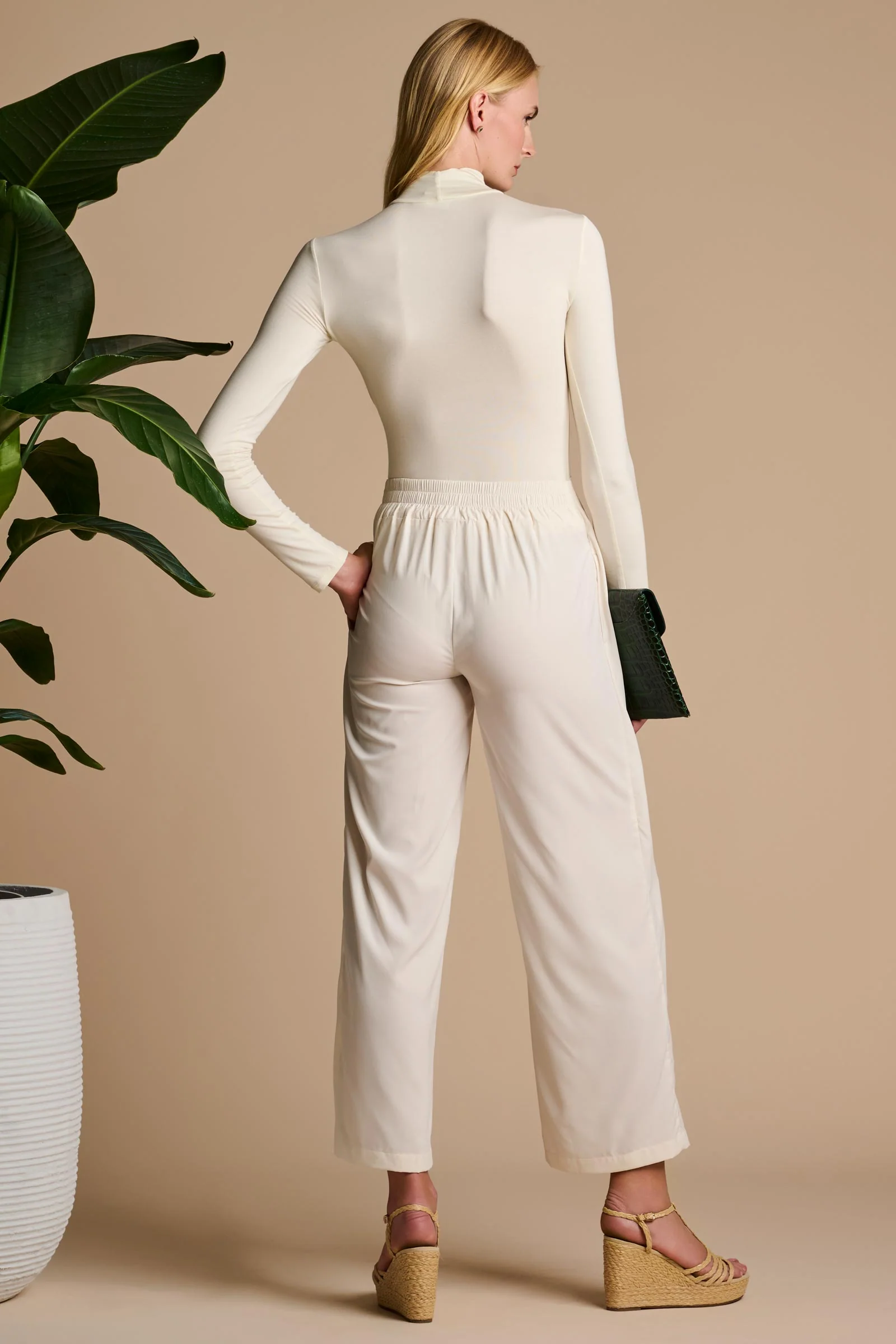Roule Turtleneck Top | Vanilla - Image 6