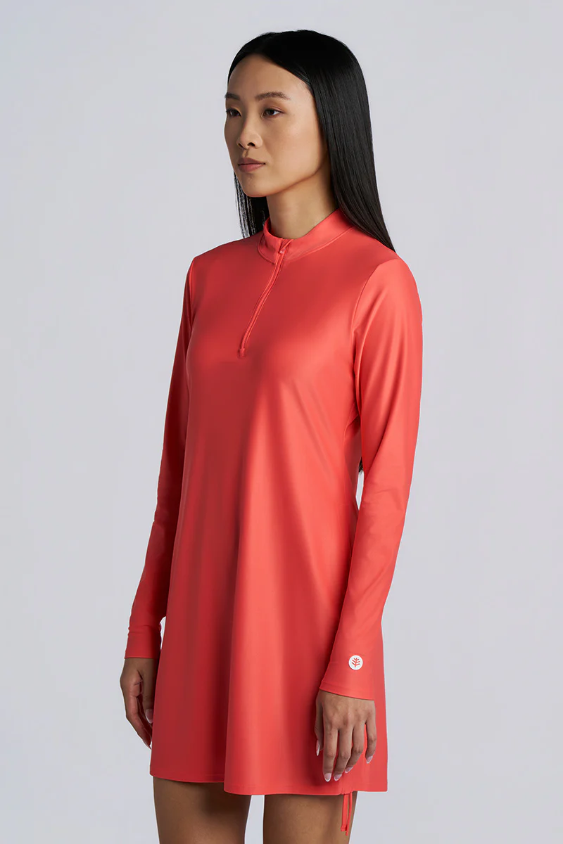 Women's Key Biscayne Ruche Swim Top | Coral Reef - Image 3