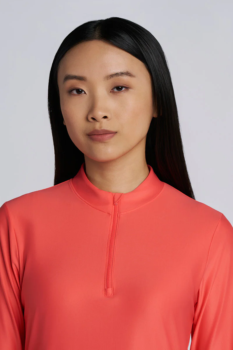 Women's Key Biscayne Ruche Swim Top | Coral Reef - Image 7