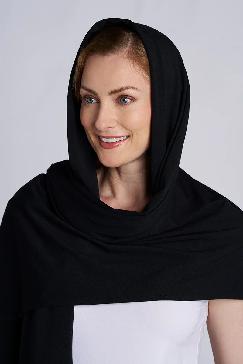 Women's Sanibel Everyday Beach Shawl | Black - Image 3