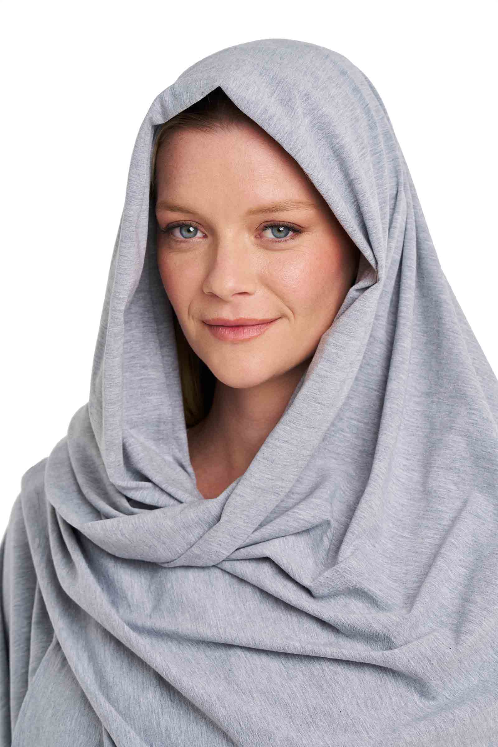 Women's Sanibel Everyday Beach Shawl | Grey Heather - Image 11