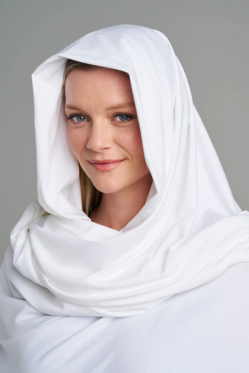Women's Sanibel Everyday Beach Shawl | White - Image 9