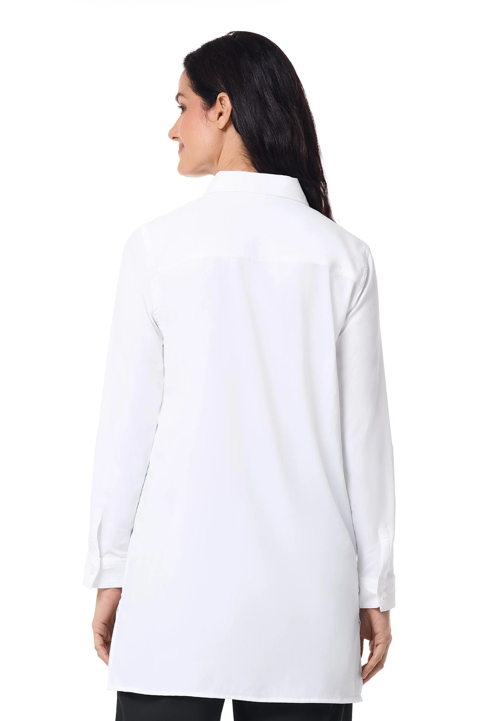 Women's Santorini Tunic Shirt | White - Image 4
