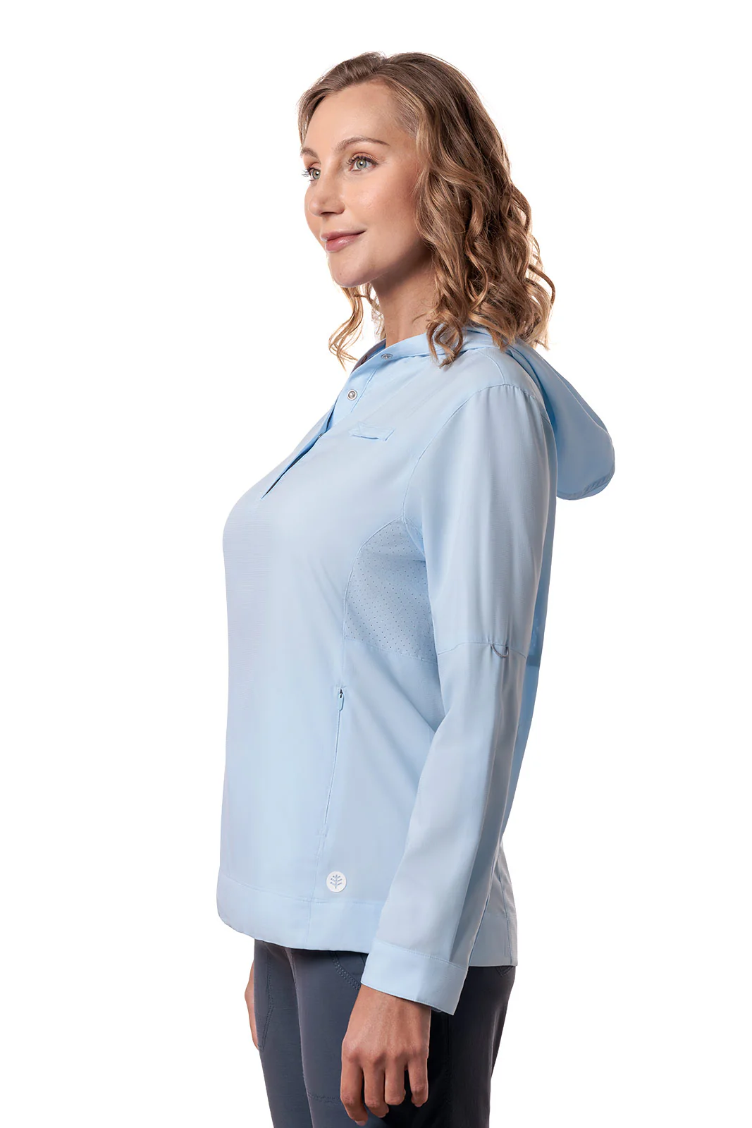Women's Sea Spray Henley Hoodie | Skyride - Image 15