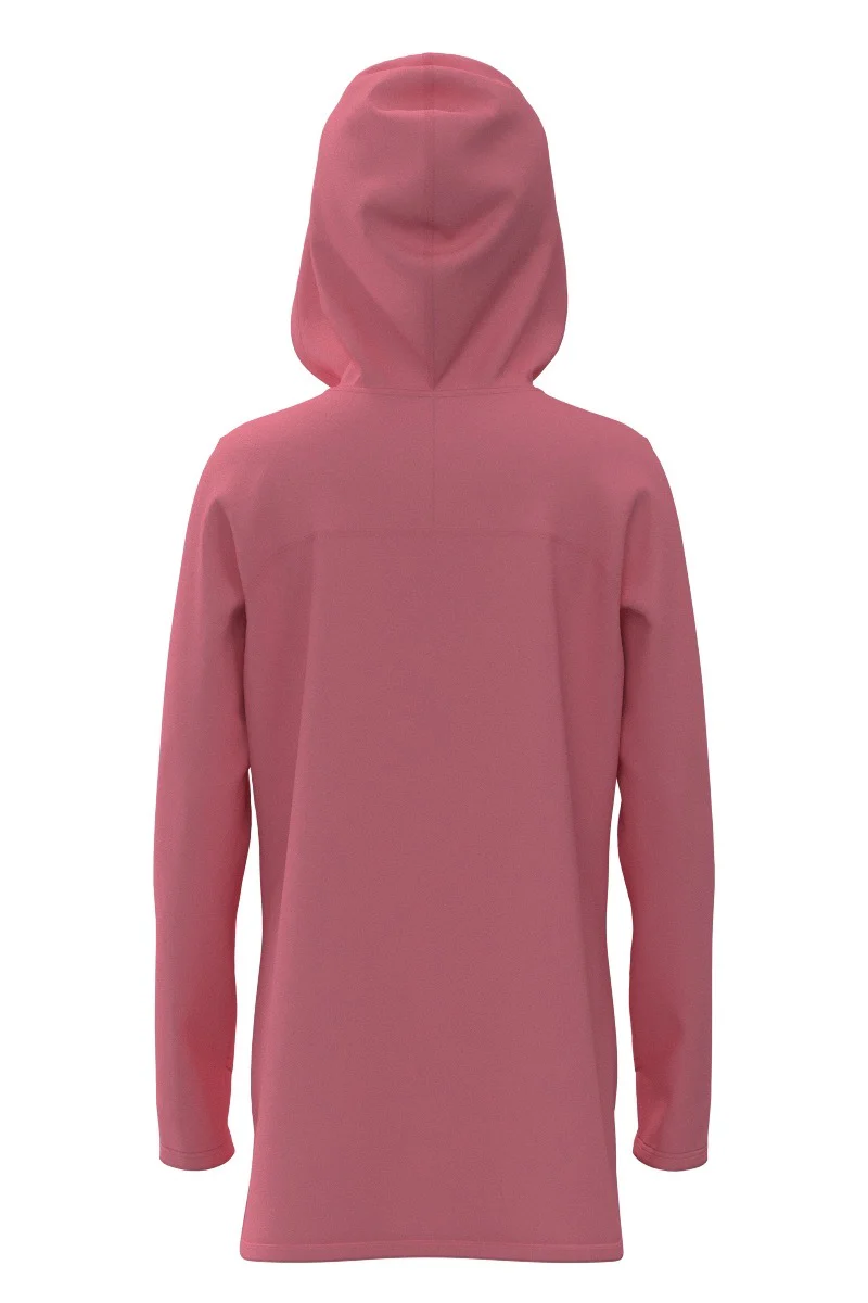 Girl's Seacoast Swim Cover-Up Dress | Flamingo Pink - Image 3