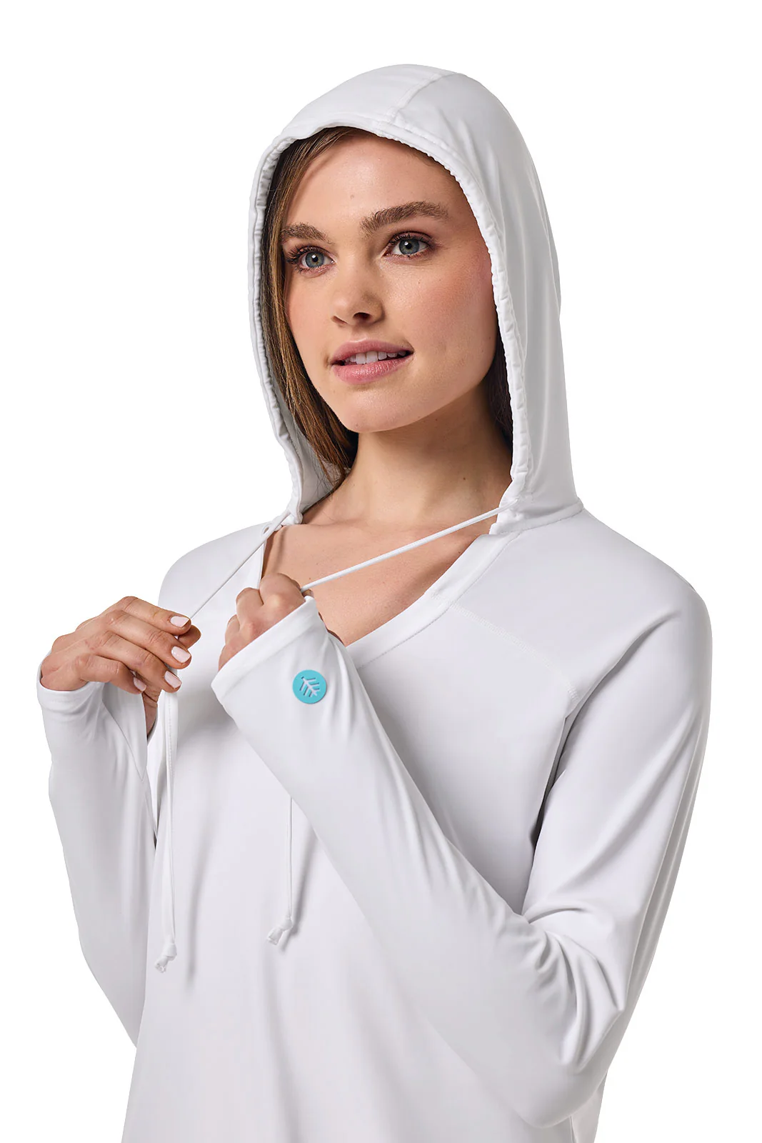Women's Seacoast Swim Cover-Up Dress | White - Image 8