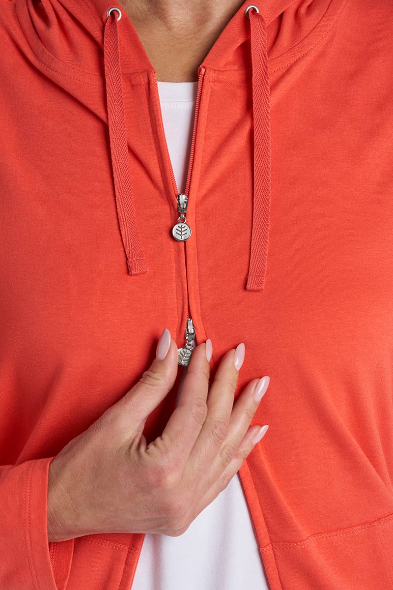 Women's Seaside Hoodie | Coral Reef - Image 7