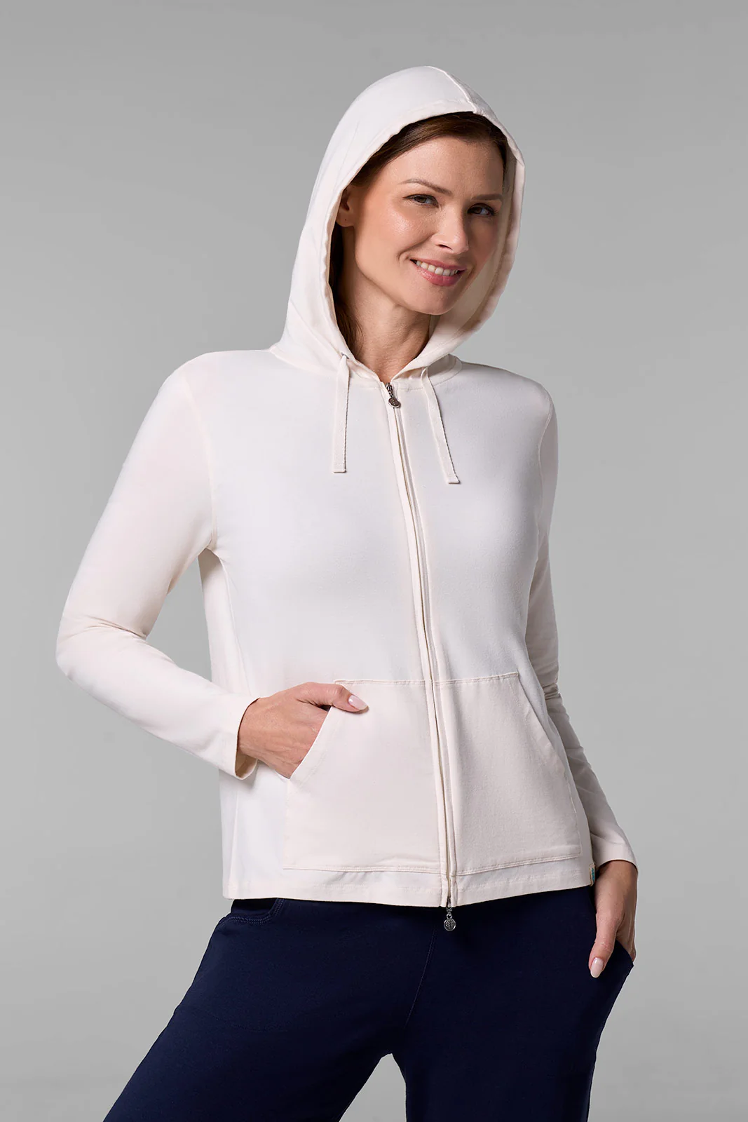 Women's Casual Zip-Up Hoodie  | Regular Parent - Image 10