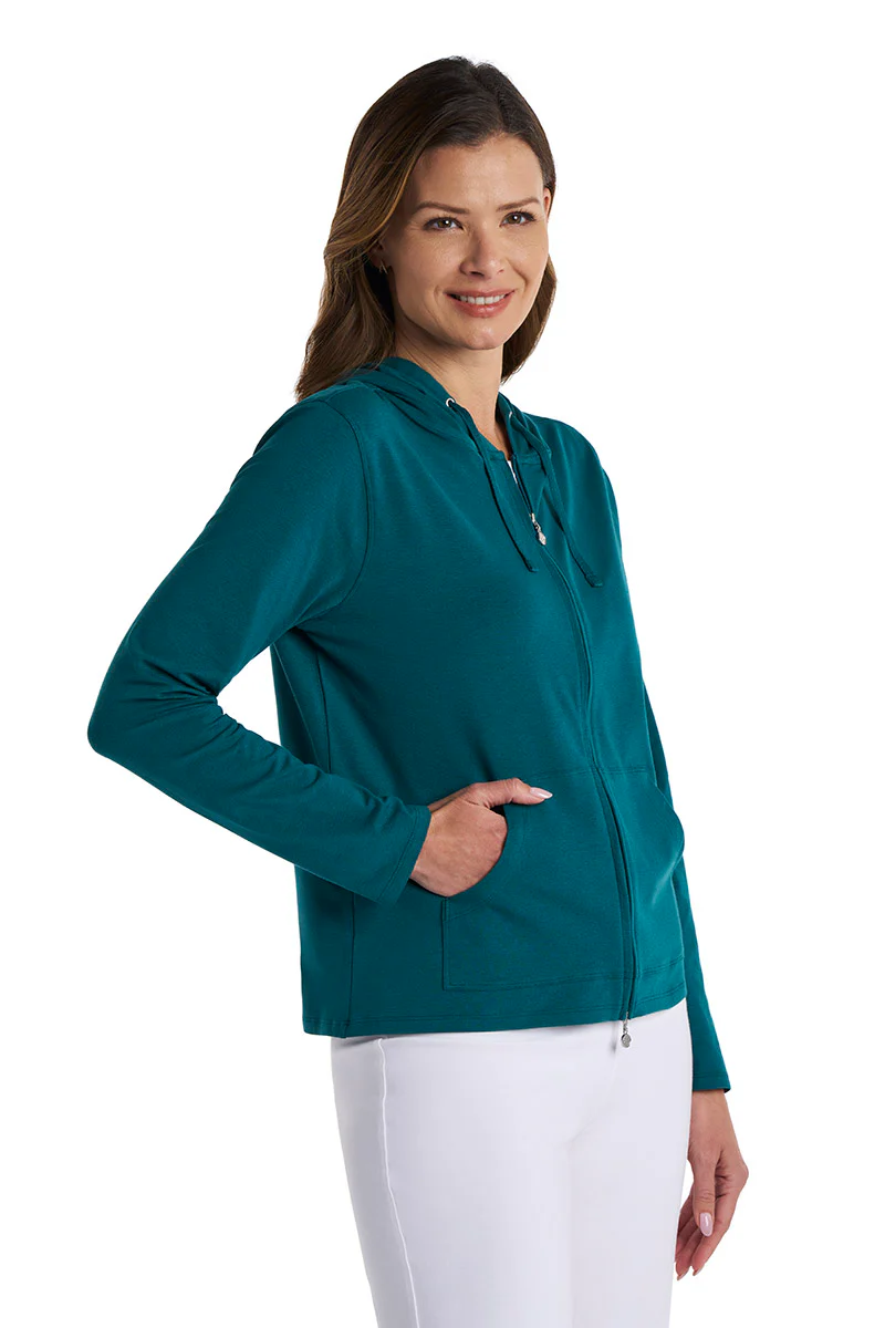 Women's Seaside Hoodie | Transformative Teal - Image 3