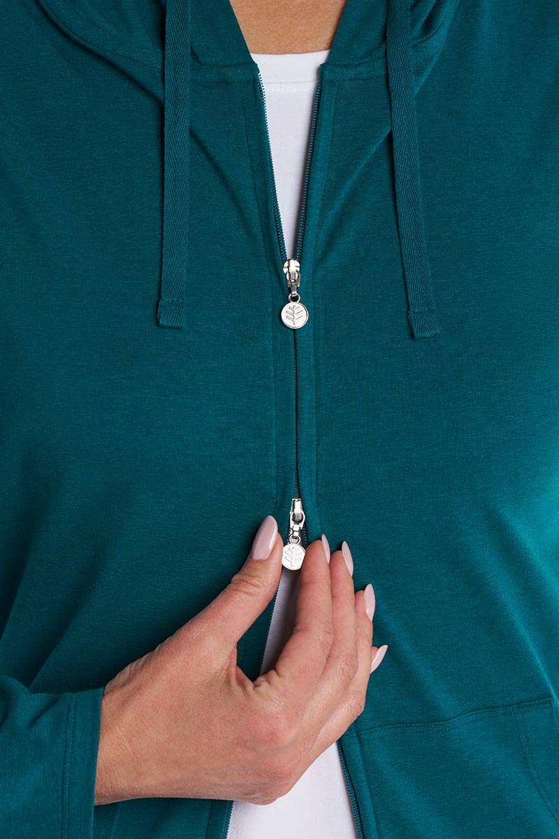 Women's Seaside Hoodie | Transformative Teal - Image 7