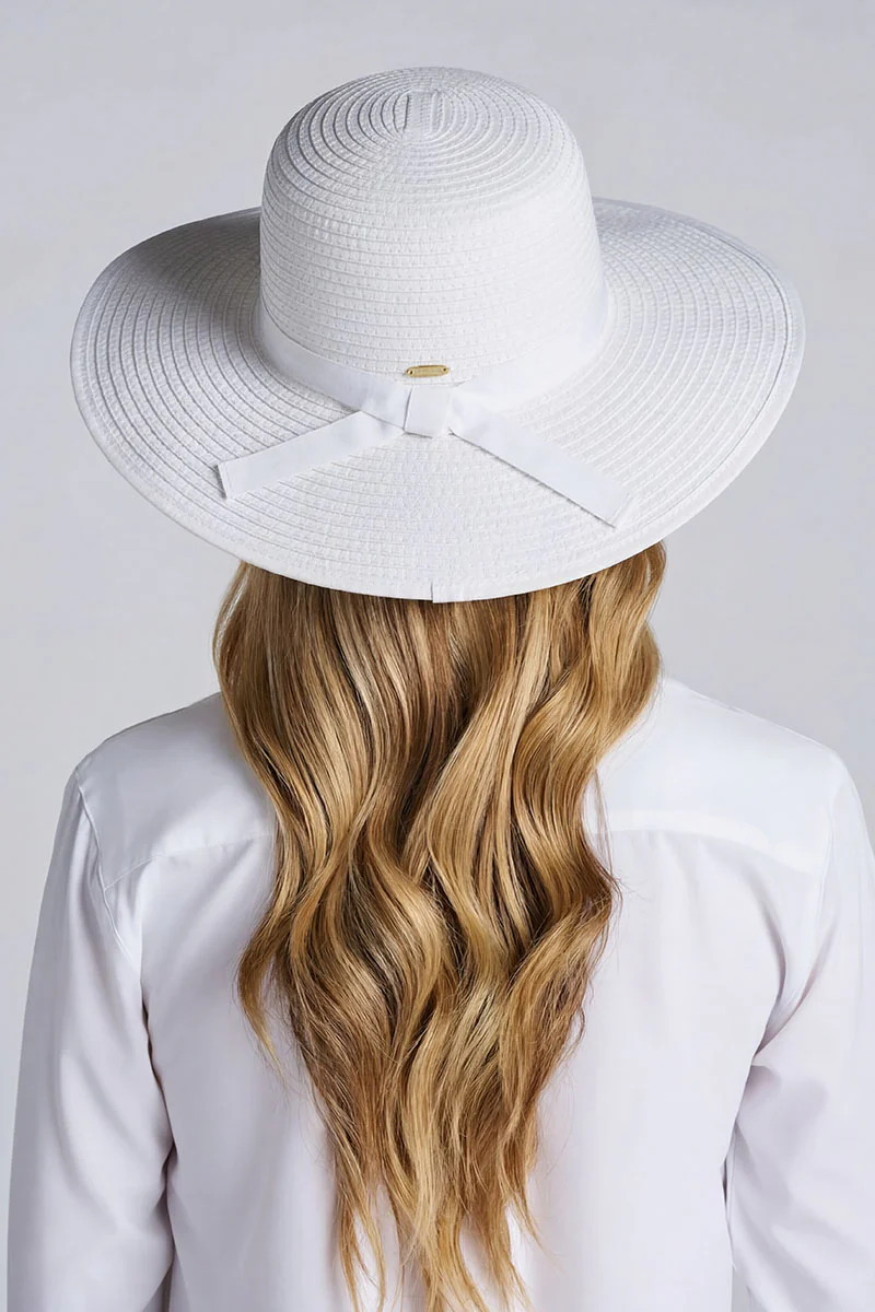 Shelly Lightweight Shapeable Travel Hat | White - Image 2