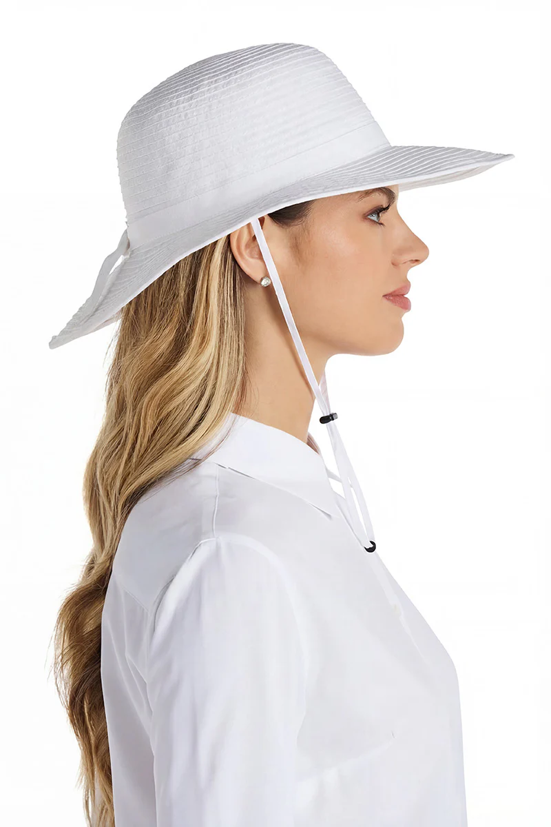 Shelly Lightweight Shapeable Travel Hat | White - Image 4