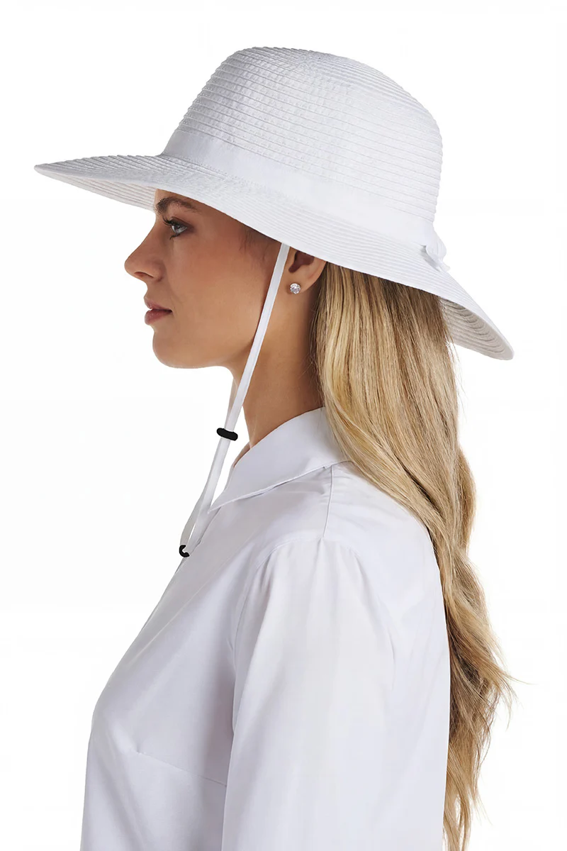 Shelly Lightweight Shapeable Travel Hat | White - Image 5