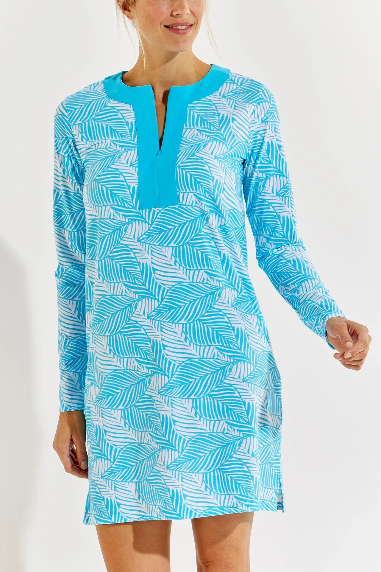 Women's Shoreside Swim Cover-Up Dress | Regular Parent - Image 2