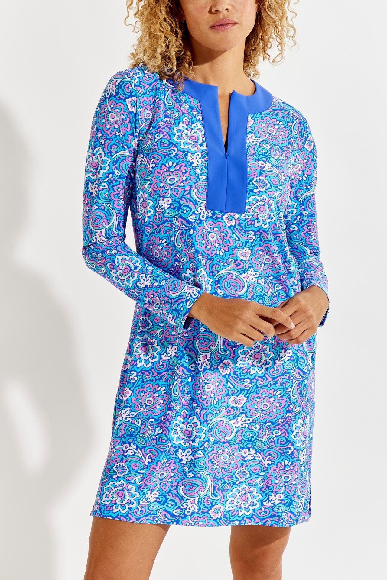 Women's Shoreside Swim Cover-Up Dress | Regular Parent - Image 3