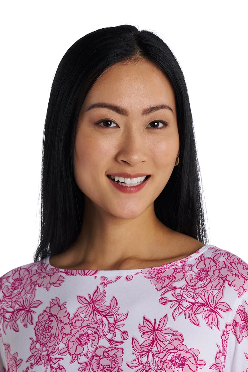 Women's Heyday Side Split Shirt | Fuchsia Bouquet - Image 6