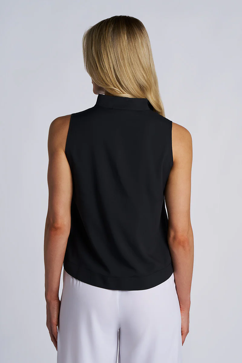 Women's Mykonos Sleeveless Top | Black - Image 2
