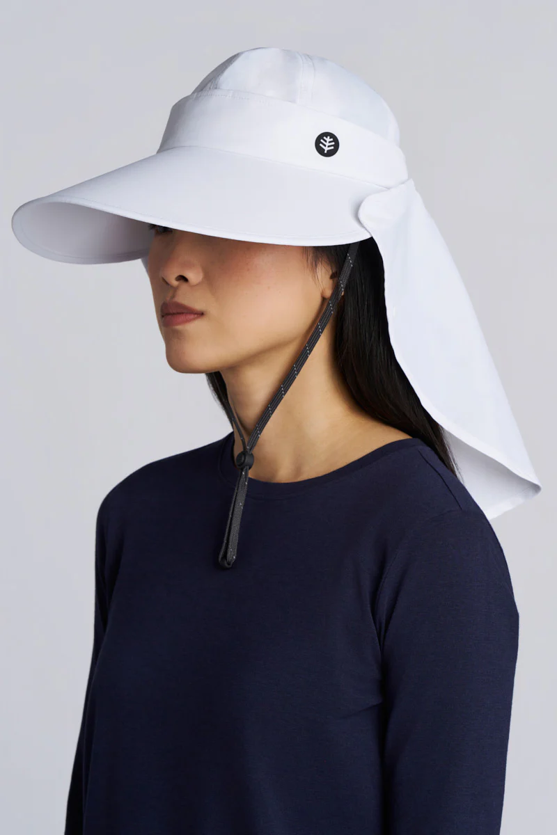 Women's Sora Ultra Sun Visor | White - Image 7